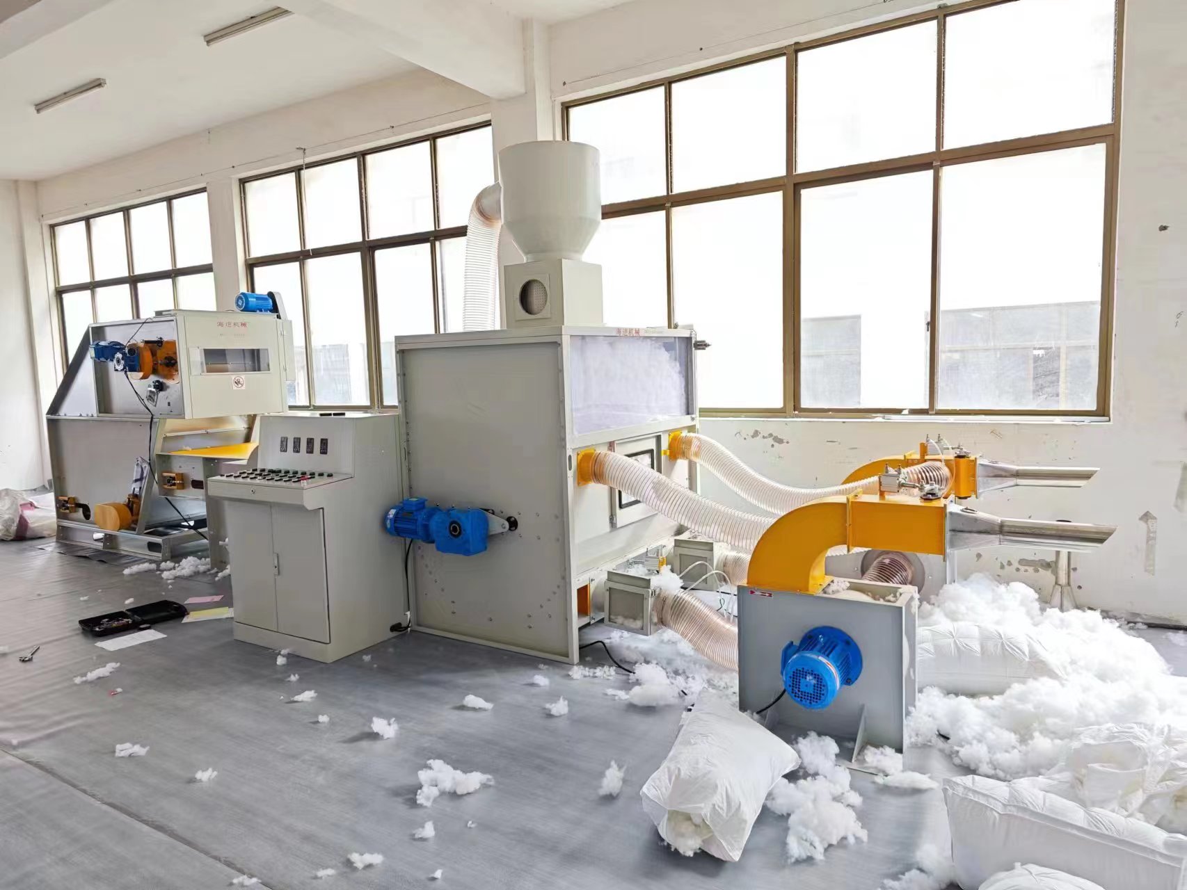 HJZXJ-50小開包機自動充棉生產(chǎn)線